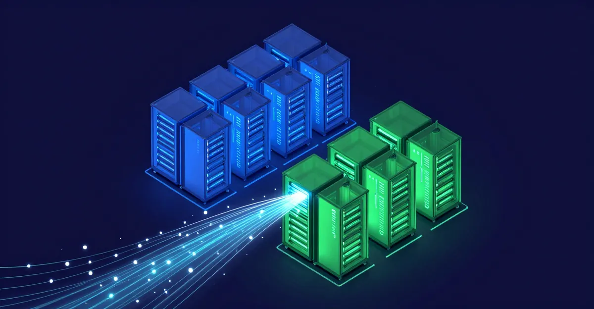 Visual comparison of deployment strategies showing recreate, rolling, blue-green, canary, and progressive rollout patterns